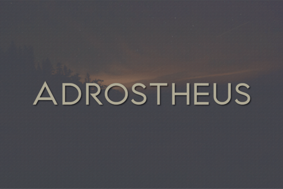 Adrostheus: A Modern Sans Serif Font for Branding Projects