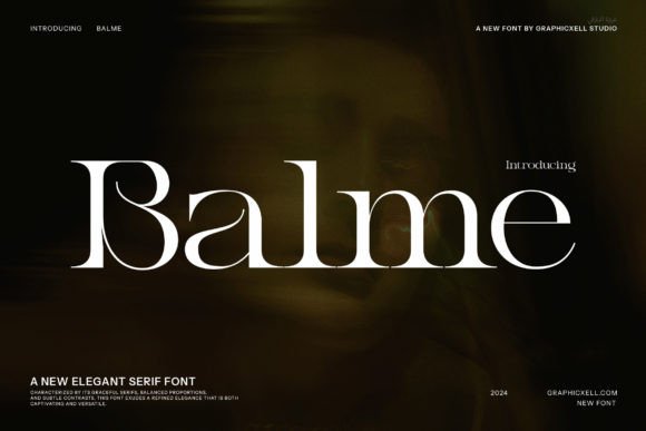 Balme: A Modern Serif Font for Polished Branding