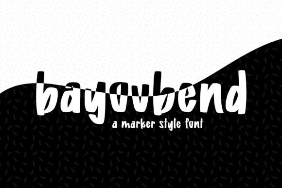 Bayou Bend: A Playful Font for Editorial Design