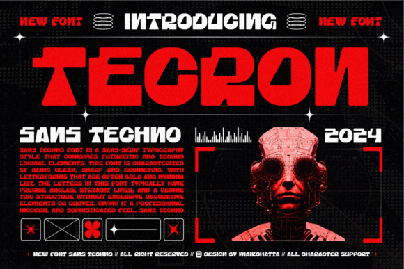 Boost Your Campaign with the Futuristic Tecron Font