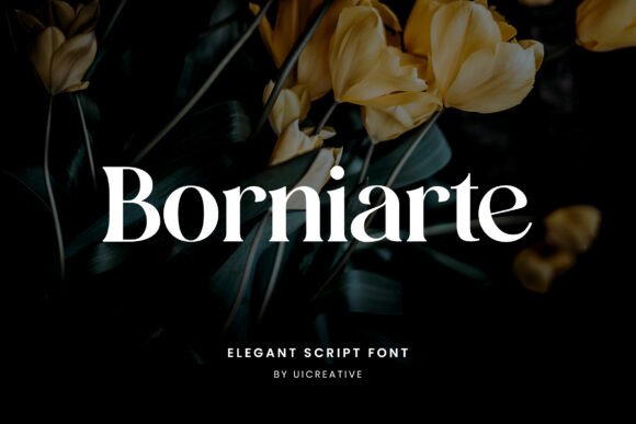 Borniarte: A Modern Serif Font for Creative Makers