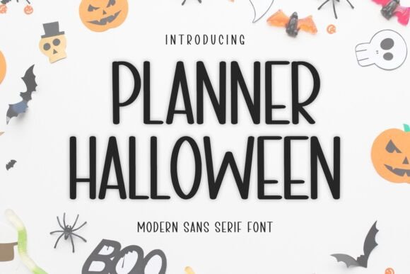 Bring Your Creations to Life with Planner Halloween Font
