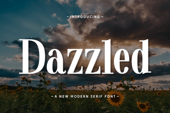 Dazzled Serif Font for Modern Editorial Design