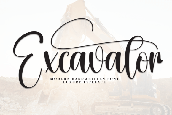 Excavator Font Review: Elegant and Modern for Branding