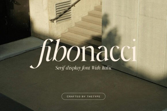Fibonacci – A Modern Serif Font for Web Design