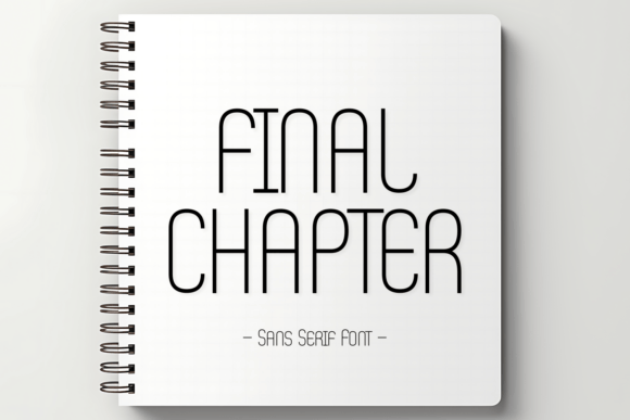 Final Chapter: A Clean Sans Serif Font for Modern Campaigns