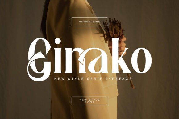 Ginako: A Serif Font for Modern Branding and Campaigns