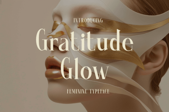 Gratitude Glow: A Serif Font for Modern Web Design