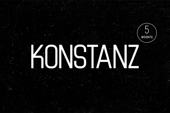 Konstanz Font for Handmade and Commercial Crafts