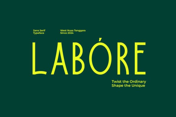 Labore: The Modern Sans Serif Font That Elevates Campaigns