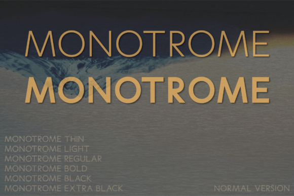 Monotrome: A Refined Sans Serif for Modern Editorial Design