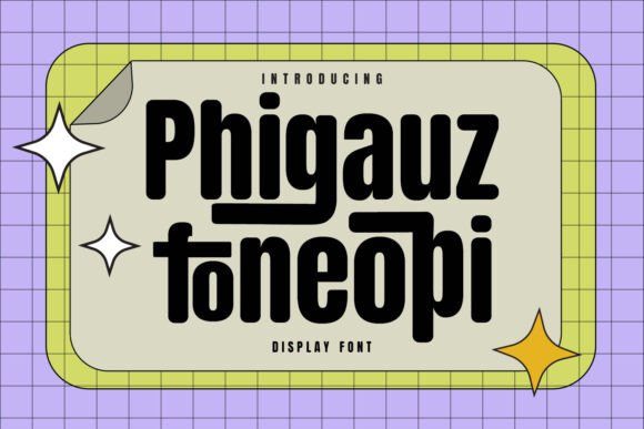 Phigauz Foneopi: A Modern Sans Serif Font for Editorial Design