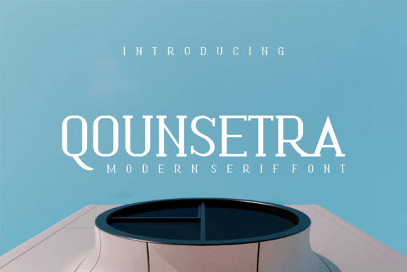 Qounsetra: A Modern Serif Font for Timeless Branding
