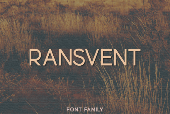 Ransvent: A Graceful Sans Serif Font for Modern Campaigns