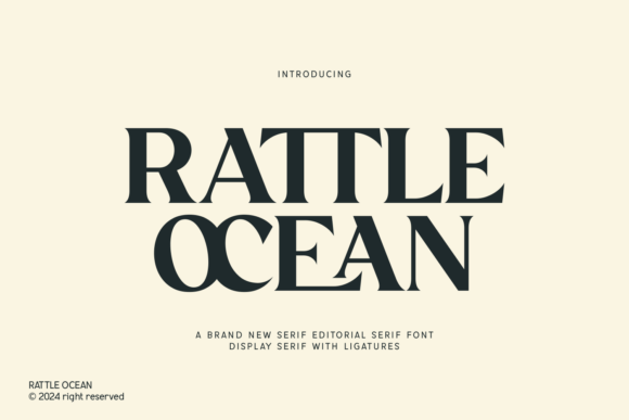 Rattle Ocean Font for Modern Web Design