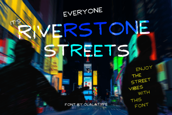 Riverstone Streets: A Handwritten Font for Authentic Branding
