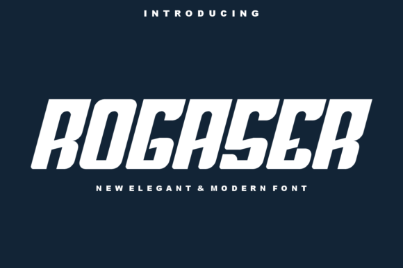 Rogaser Font for Modern Editorial Design