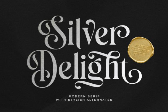 Silver Delight: A Modern Serif for Web Design