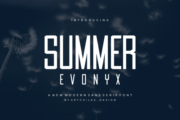 Summer Evonyx: The Modern Sans Serif Typeface for Editorial Clarity