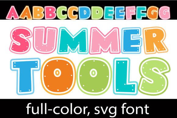 Summer Tools Font for Handmade Creations