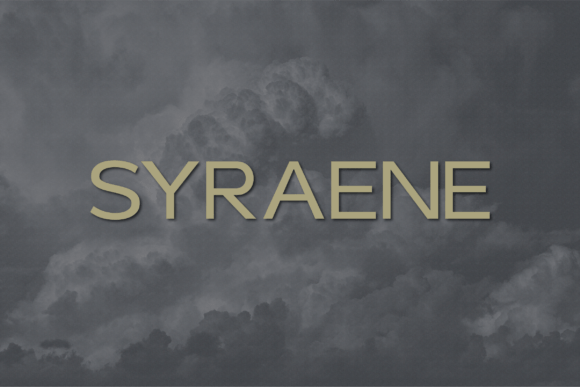 Syraene Sans Serif Font for Handmade Creations