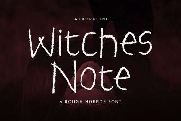 Witches Note: A Modern Horror Font for Editorial Design