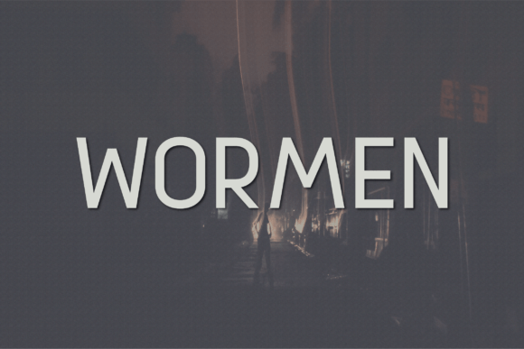 Wormen: A Modern Sans Serif Font for Branding Projects